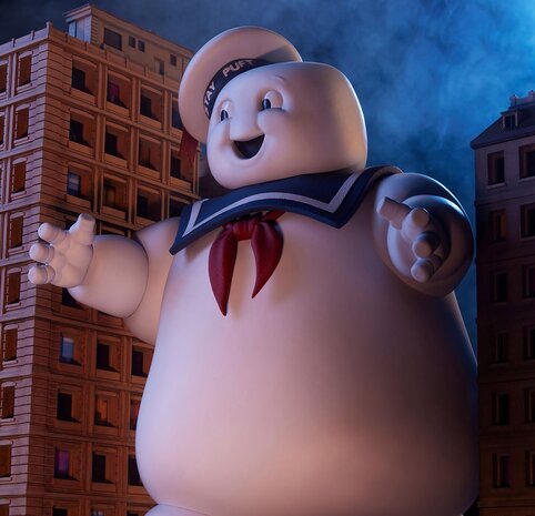 PCS The Ghostbusters Diorama Statue Stay Puft Marshmallow Man 74 cm PCS The Ghostbusters Diorama Statue Stay Puft Marshmallow Man 74 cm