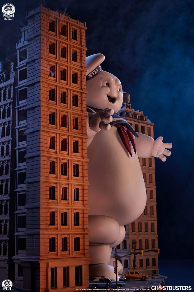 PCS The Ghostbusters Diorama Statue Stay Puft Marshmallow Man Deluxe Edition 74 cm PCS The Ghostbusters Diorama Statue Stay Puft Marshmallow Man Deluxe Edition 74 cm