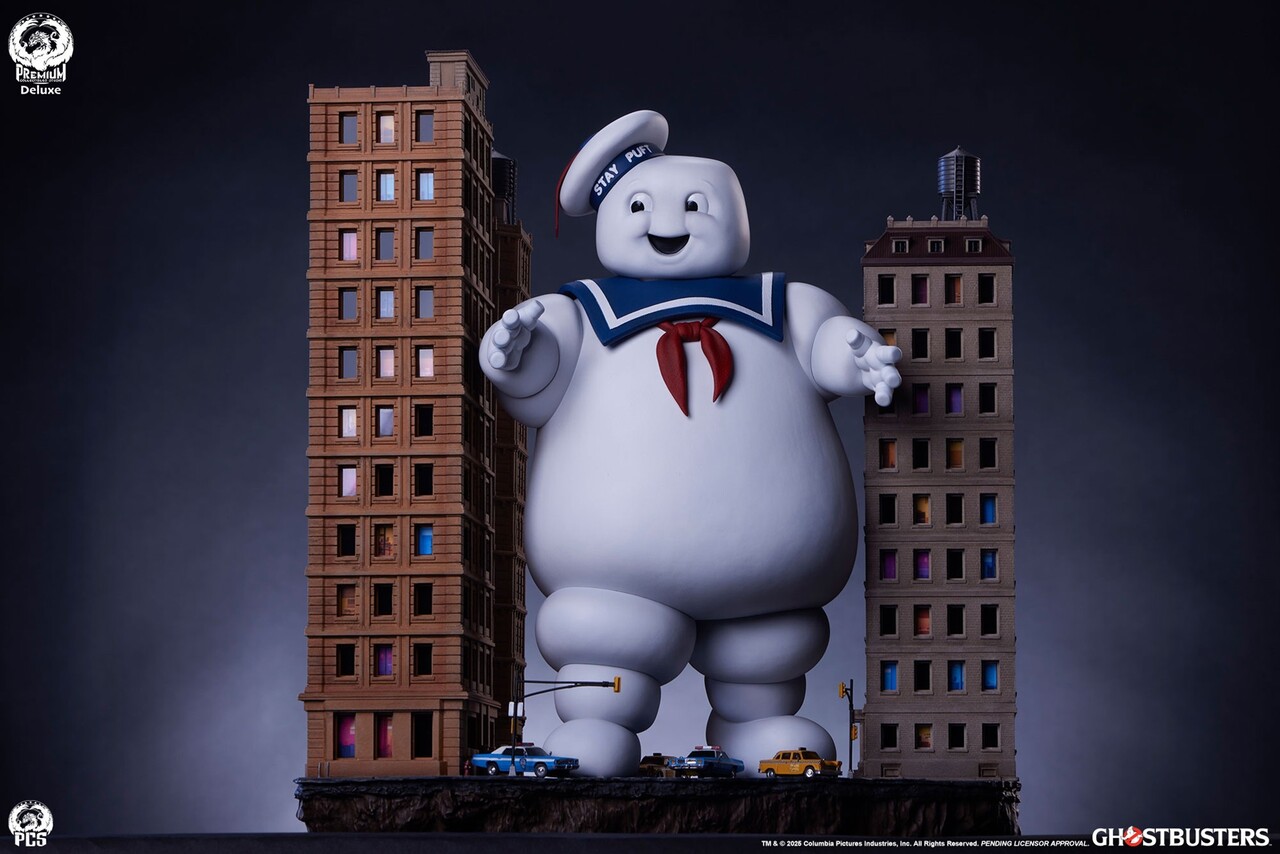 PCS The Ghostbusters Diorama Statue Stay Puft Marshmallow Man Deluxe Edition 74 cm PCS The Ghostbusters Diorama Statue Stay Puft Marshmallow Man Deluxe Edition 74 cm