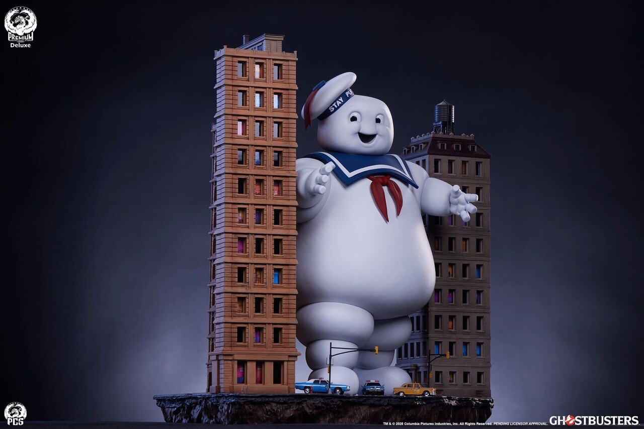 PCS The Ghostbusters Diorama Statue Stay Puft Marshmallow Man Deluxe Edition 74 cm PCS The Ghostbusters Diorama Statue Stay Puft Marshmallow Man Deluxe Edition 74 cm