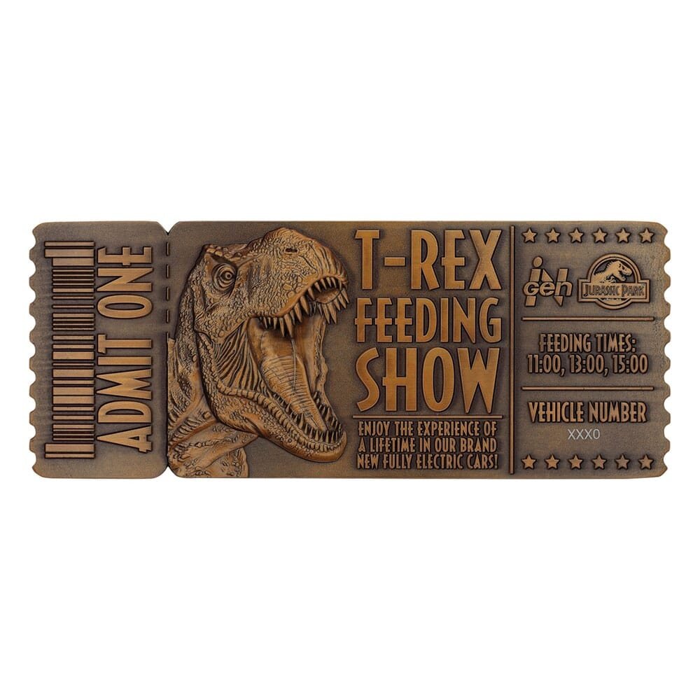 FaNaTtiK Jurassic Park Replica 1/1 Feeding Show Ticket FaNaTtiK Jurassic Park Replica 1/1 Feeding Show Ticket