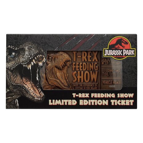 FaNaTtiK Jurassic Park Replica 1/1 Feeding Show Ticket FaNaTtiK Jurassic Park Replica 1/1 Feeding Show Ticket