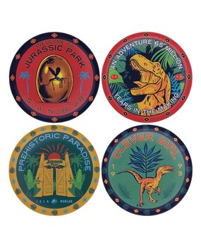 FaNaTtiK Jurassic Park Coasters (4x) FaNaTtiK Jurassic Park Coasters (4x)