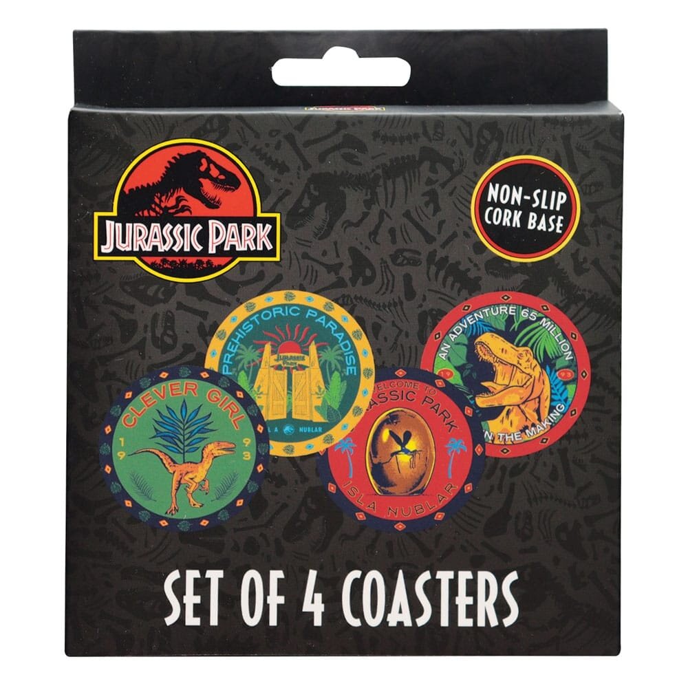 FaNaTtiK Jurassic Park Onderzetters (4x) FaNaTtiK Jurassic Park Onderzetters (4x)