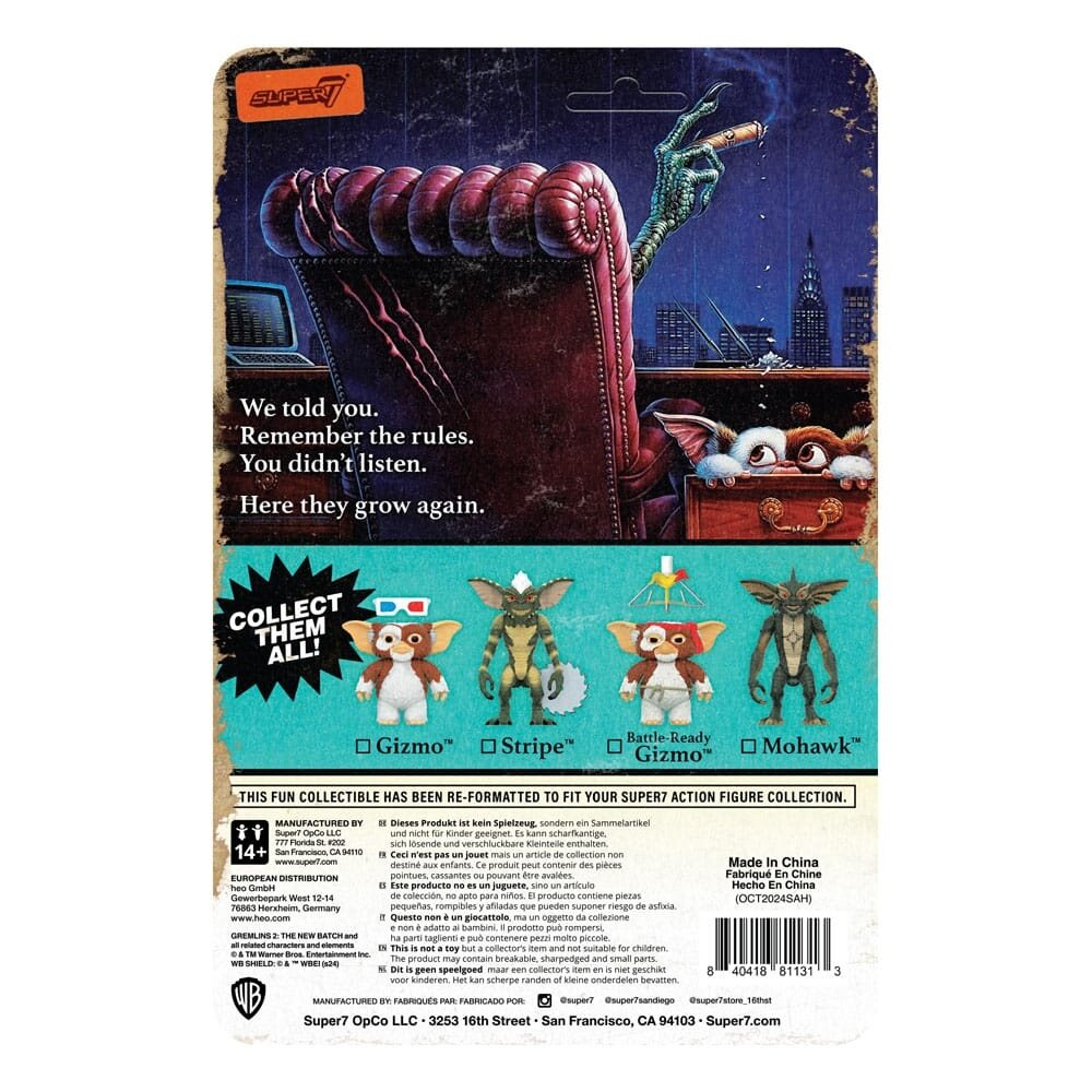 Super7 Gremlins ReAction Action Figure Wave 02 Mohawk 10 cm Super7 Gremlins ReAction Action Figure Wave 02 Mohawk 10 cm