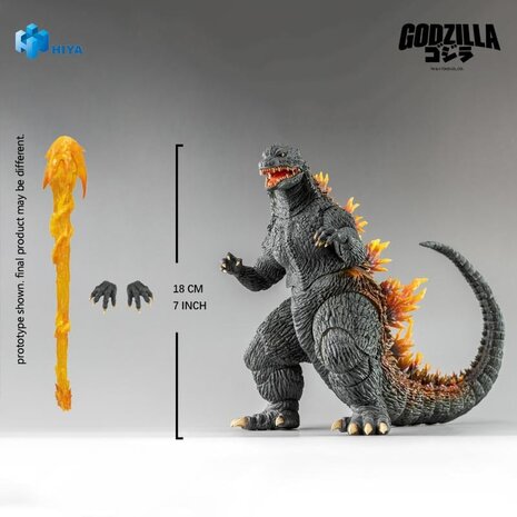 Hiya Toys Godzilla 2000: Millennium (1999) Exquisite Basic Action Figure Godzilla Heat Ray 18 cm Hiya Toys Godzilla 2000: Millennium (1999) Exquisite Basic Action Figure Godzilla Heat Ray 18 cm