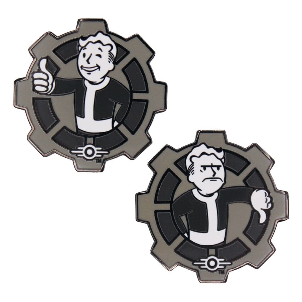 FaNaTtiK Fallout Collectable Coin Decision Black & White Limited Edition FaNaTtiK Fallout Collectable Coin Decision Black & White Limited Edition