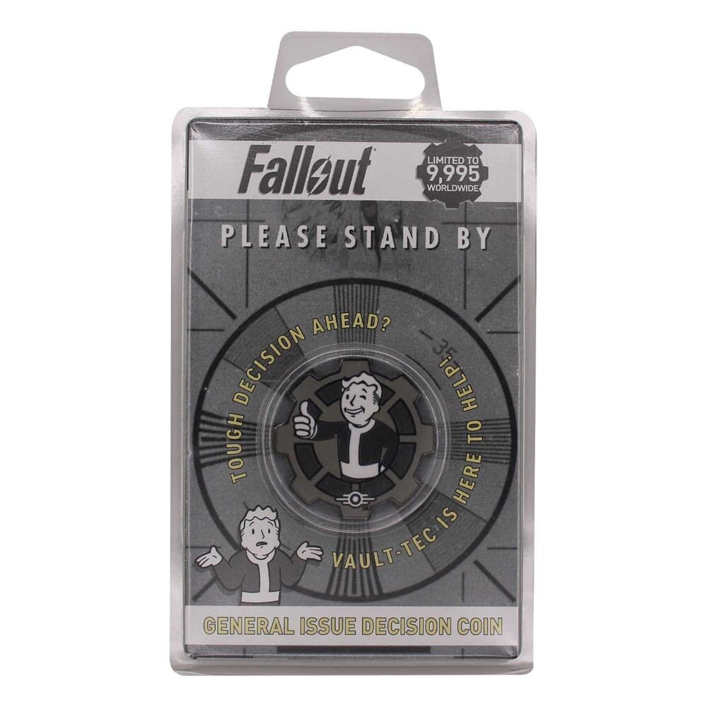 FaNaTtiK Fallout Collectable Coin Decision Black & White Limited Edition FaNaTtiK Fallout Collectable Coin Decision Black & White Limited Edition