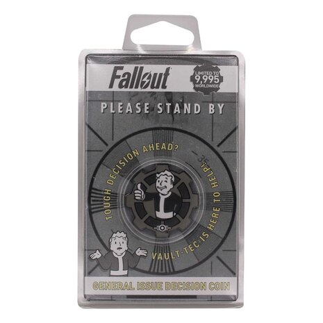 FaNaTtiK Fallout Collectable Coin Decision Black & White Limited Edition FaNaTtiK Fallout Collectable Coin Decision Black & White Limited Edition
