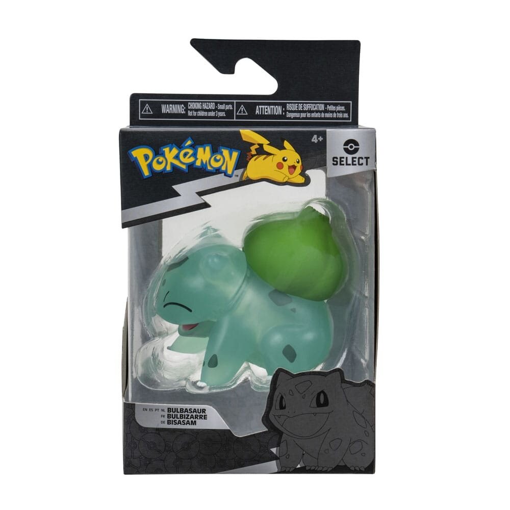 Jazwares Pokémon Select Battle Figure Bulbasaur (Translucent) 7,5 cm Jazwares Pokémon Select Battle Figure Bulbasaur (Translucent) 7,5 cm