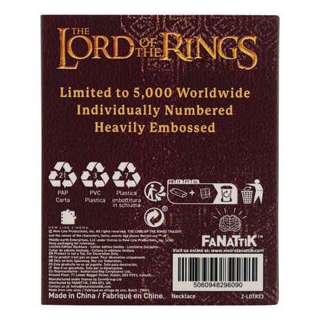 FaNaTtiK Lord of the Rings Necklace with Pendant One Ring FaNaTtiK Lord of the Rings Necklace with Pendant One Ring