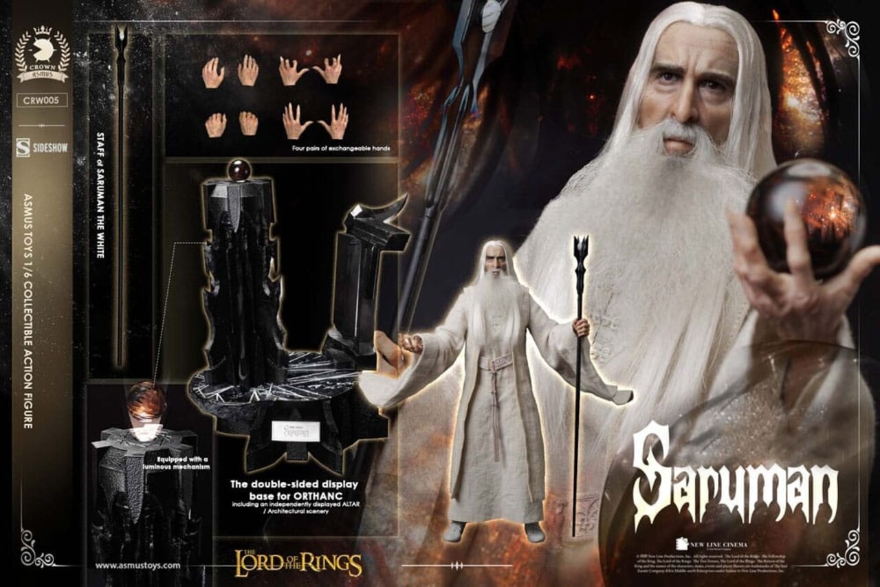 Asmus Toys Lord of the Rings Action Figure 1/6 Saruman 31 cm Asmus Toys Lord of the Rings Action Figure 1/6 Saruman 31 cm