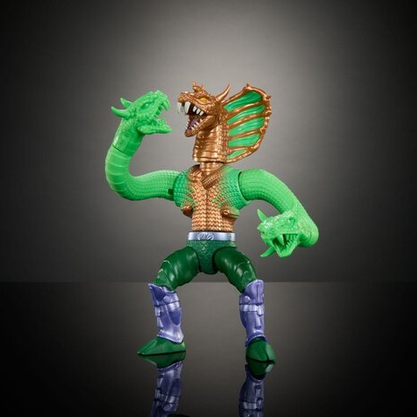 Mattel MOTU x TMNT: Turtles of Grayskull Deluxe Action Figure King Hiss 14 cm Mattel MOTU x TMNT: Turtles of Grayskull Deluxe Action Figure King Hiss 14 cm