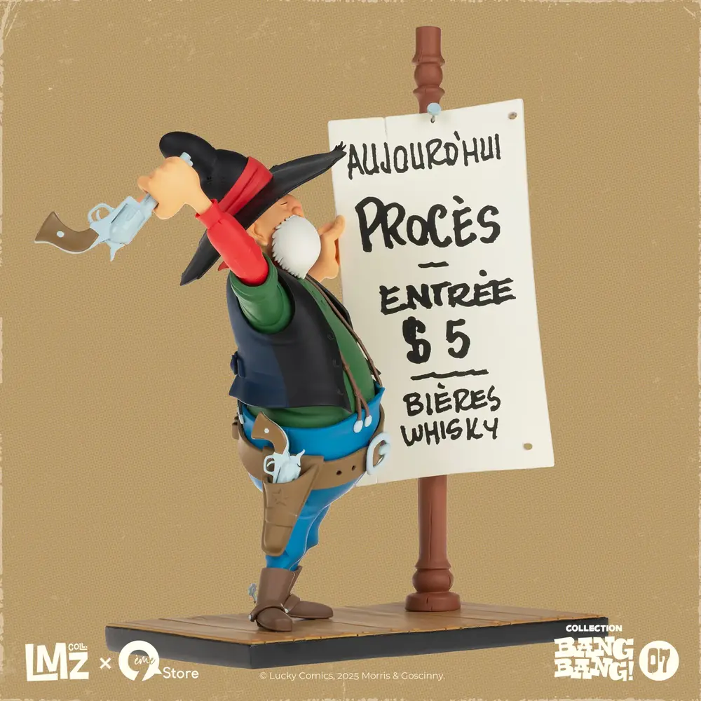 LMZ Collectibles Lucky Luke De Rechter Beeld 22 cm LMZ Collectibles Lucky Luke De Rechter Beeld 22 cm