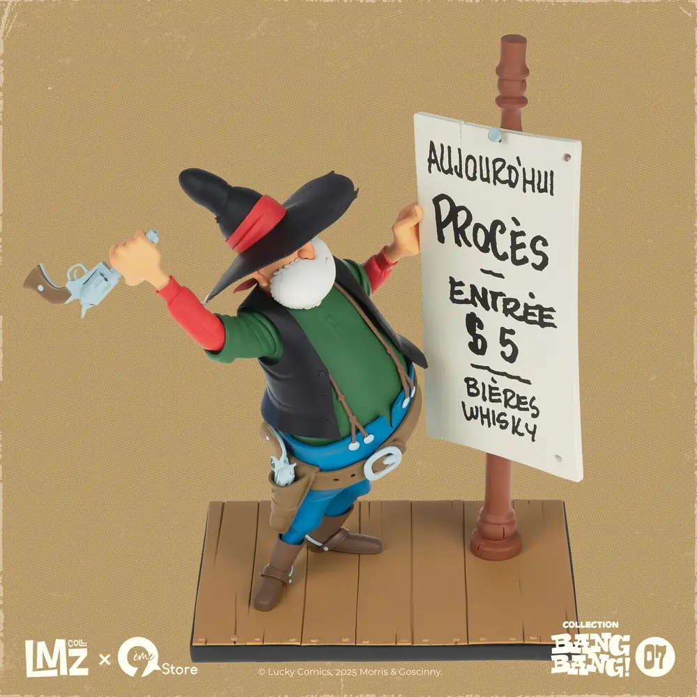 LMZ Collectibles Lucky Luke De Rechter Beeld 22 cm LMZ Collectibles Lucky Luke De Rechter Beeld 22 cm