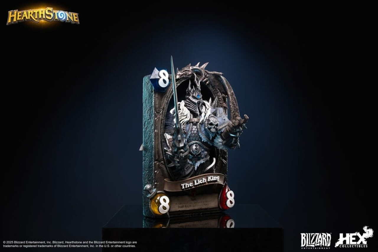 HEX Collectibles Hearthstone 3D Art Frame Statue The Lich King 31 cm HEX Collectibles Hearthstone 3D Art Frame Statue The Lich King 31 cm