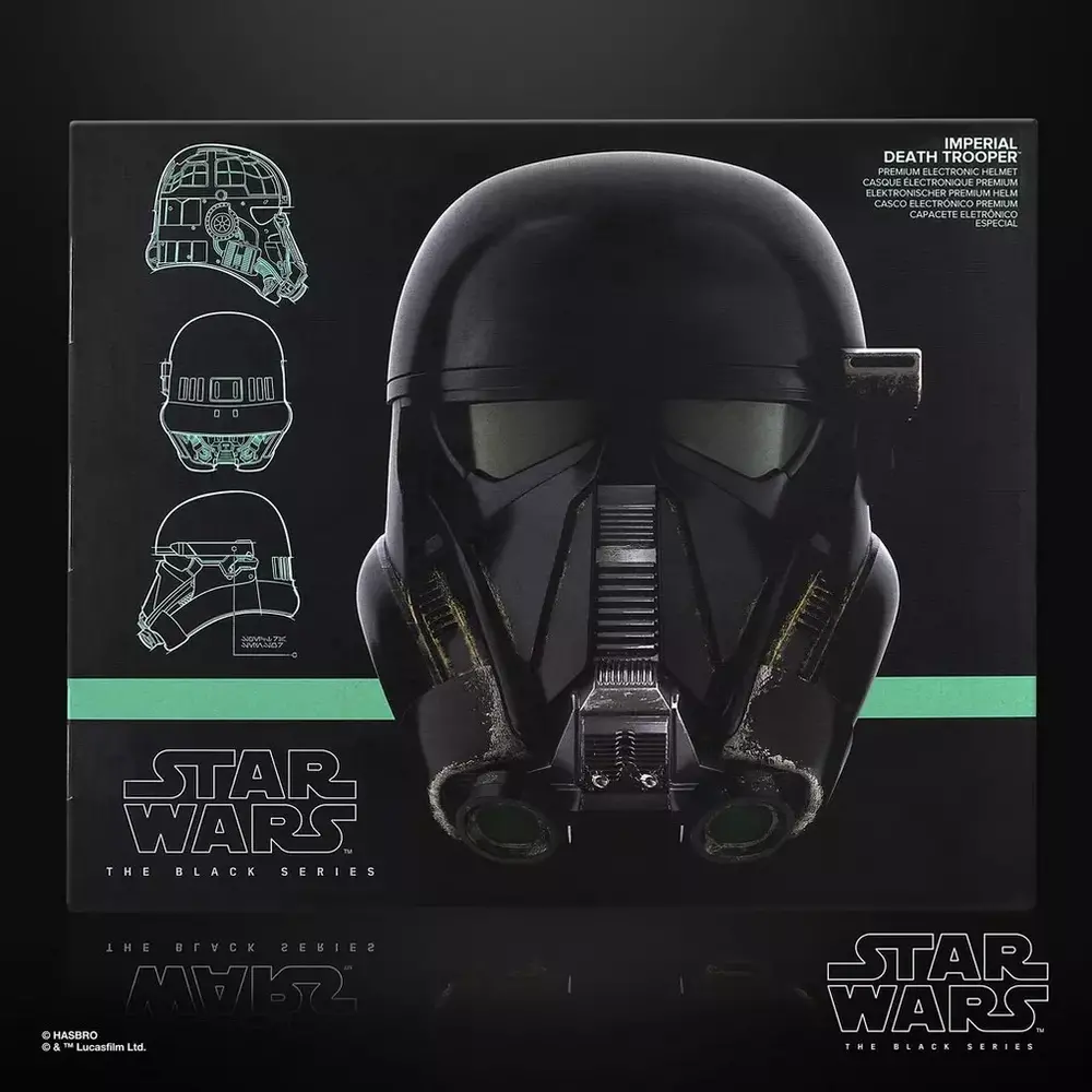 Hasbro Star Wars: Rogue One Black Series Electronic Helmet Imperial Death Trooper Hasbro Star Wars: Rogue One Black Series Electronic Helmet Imperial Death Trooper