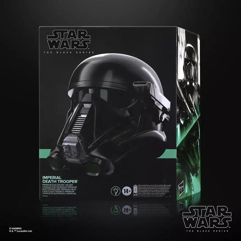 Hasbro Star Wars: Rogue One Black Series Electronic Helmet Imperial Death Trooper Hasbro Star Wars: Rogue One Black Series Electronic Helmet Imperial Death Trooper