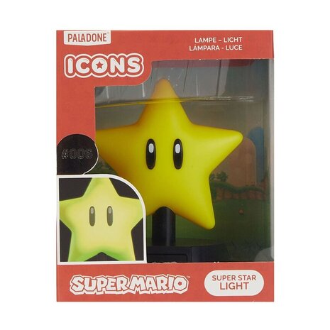 Paladone Super Mario Super Star Icon Light