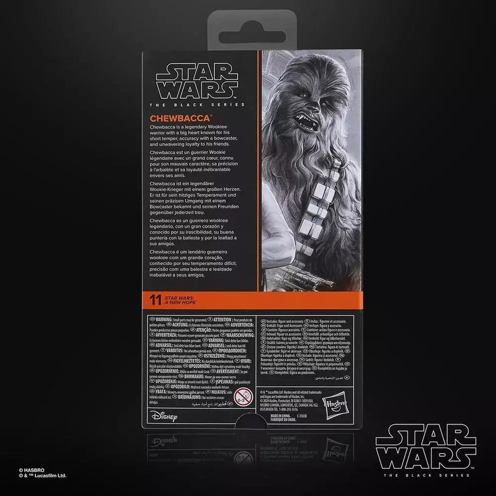 Hasbro Star Wars Episode IV Black Series Action Figure Chewbacca 15 cm Hasbro Star Wars Episode IV Black Series Action Figure Chewbacca 15 cm