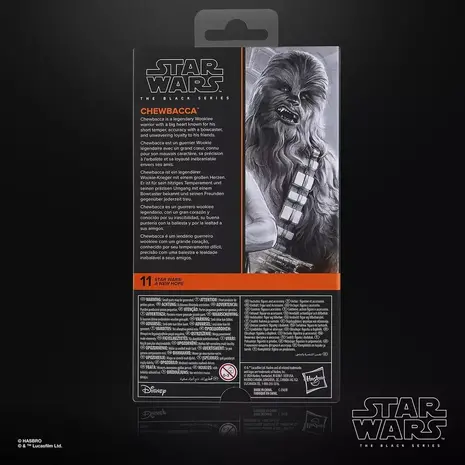 Hasbro Star Wars Episode IV Black Series Action Figure Chewbacca 15 cm Hasbro Star Wars Episode IV Black Series Action Figure Chewbacca 15 cm