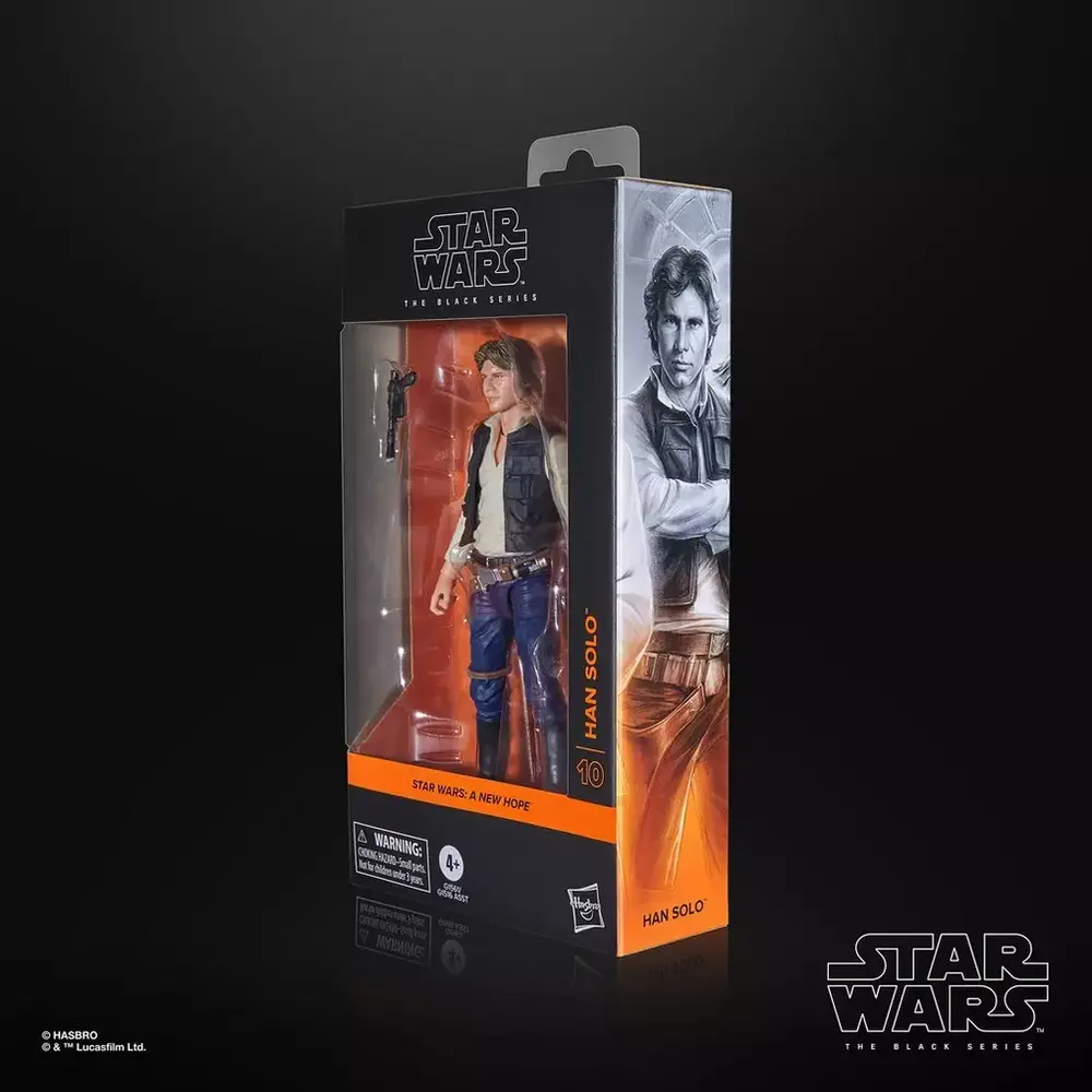 Hasbro Star Wars Episode IV Black Series Action Figure Han Solo 15 cm Hasbro Star Wars Episode IV Black Series Action Figure Han Solo 15 cm