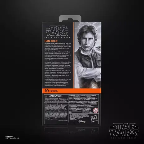 Hasbro Star Wars Episode IV Black Series Action Figure Han Solo 15 cm Hasbro Star Wars Episode IV Black Series Action Figure Han Solo 15 cm