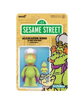 Super7 Sesame Street ReAction Action Figure Wave 04 Alligator King & 7th Son 10 cm Super7 Sesame Street ReAction Action Figure Wave 04 Alligator King & 7th Son 10 cm