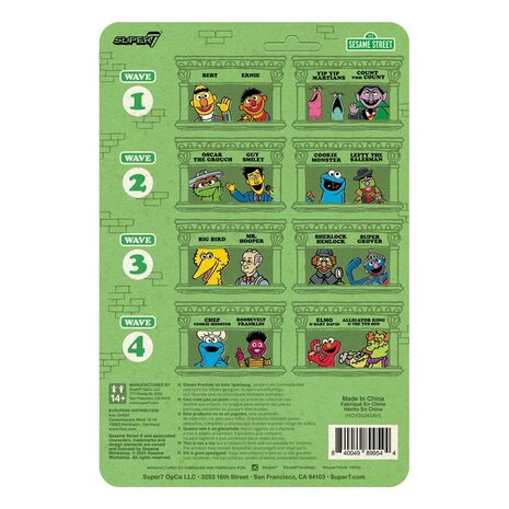 Super7 Sesame Street ReAction Action Figure Wave 04 Elmo & Baby David 10 cm Super7 Sesame Street ReAction Action Figure Wave 04 Elmo & Baby David 10 cm