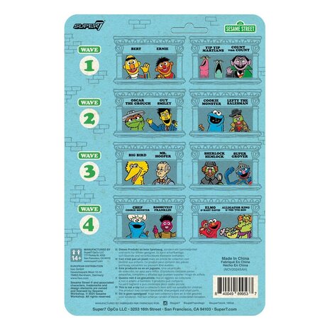 Super7 Sesame Street ReAction Action Figure Wave 04 Roosevelt Franklin 10 cm Super7 Sesame Street ReAction Action Figure Wave 04 Roosevelt Franklin 10 cm