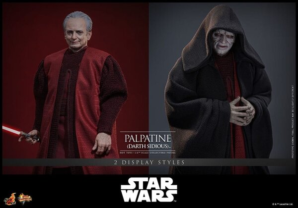 Hot Toys Star Wars: Episode III - Revenge of the Sith Action Figure 1/6 Palpatine (Darth Sidious) 29 cm Hot Toys Star Wars: Episode III - Revenge of the Sith Action Figure 1/6 Palpatine (Darth Sidious) 29 cm