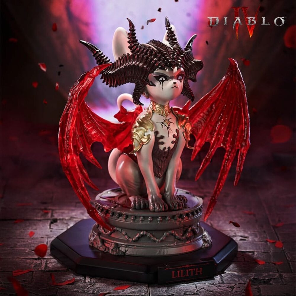 HEX Collectibles Diablo IV Statue Lilith Meow 17 cm HEX Collectibles Diablo IV Statue Lilith Meow 17 cm