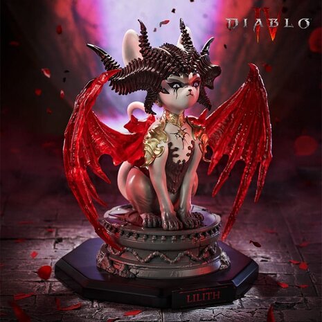 HEX Collectibles Diablo IV Statue Lilith Meow 17 cm HEX Collectibles Diablo IV Statue Lilith Meow 17 cm