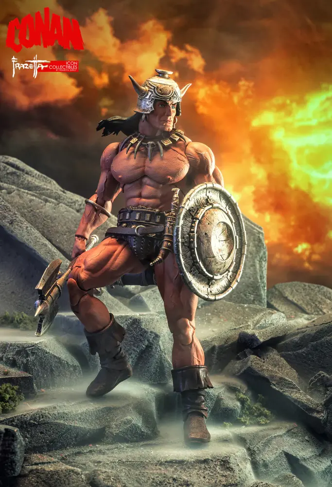 ICON Collectibles Conan The Barbarian Action Figure 1/12 Conan 17 cm