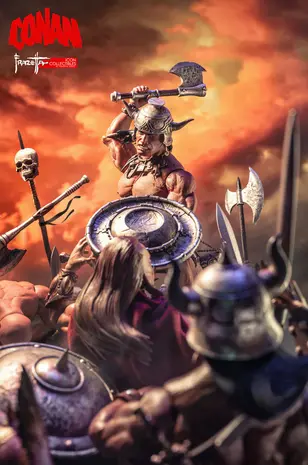 ICON Collectibles Conan The Barbarian Action Figure 1/12 Conan 17 cm