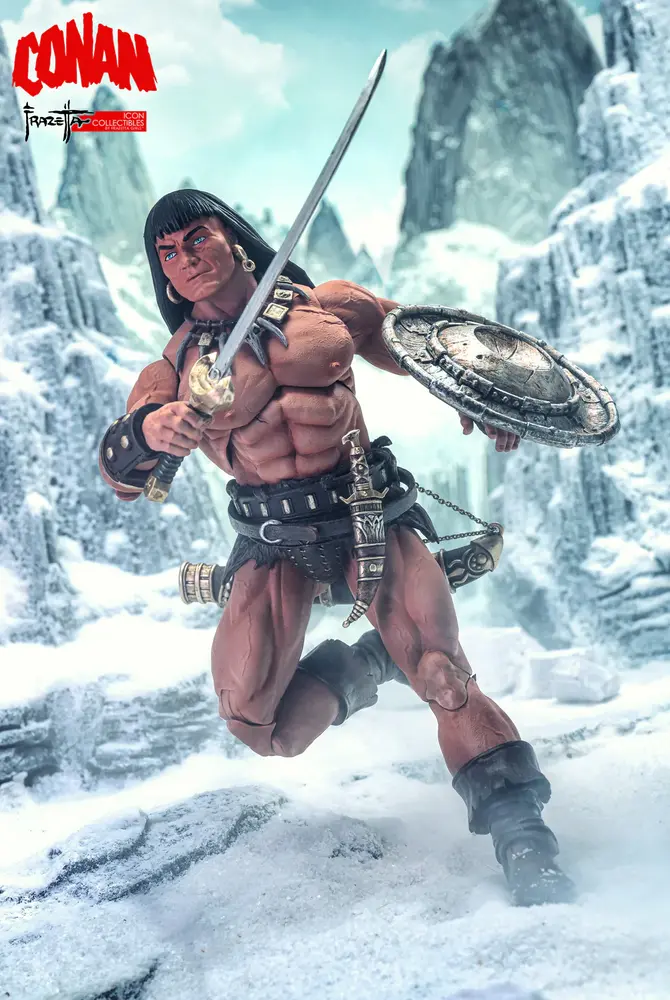 ICON Collectibles Conan The Barbarian Action Figure 1/12 Conan 17 cm
