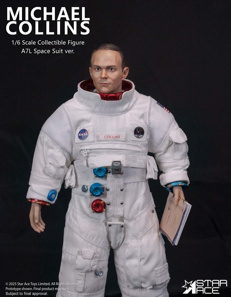 Star Ace Toys NASA Apollo 11 Action Figure 1/6 Michael Collins 30 cm Star Ace Toys NASA Apollo 11 Action Figure 1/6 Michael Collins 30 cm