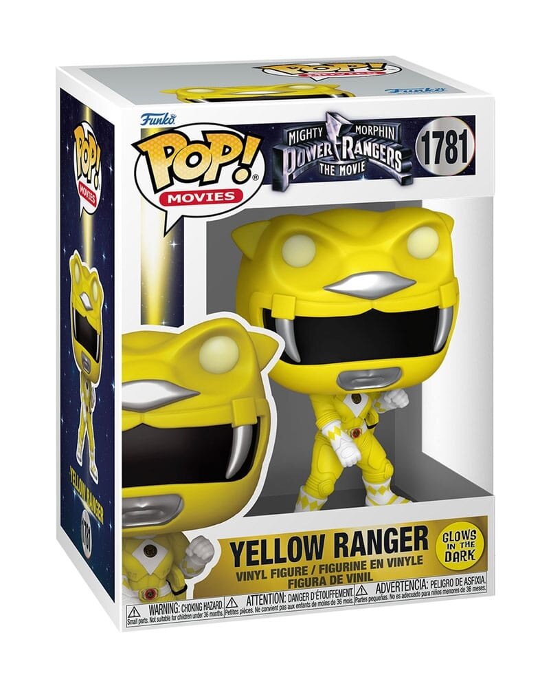 Funko Mighty Morphin Power Rangers: The Movie POP! Movies Vinyl Figures Yellow Ranger #1781 Funko Mighty Morphin Power Rangers: The Movie POP! Movies Vinyl Figures Yellow Ranger #1781