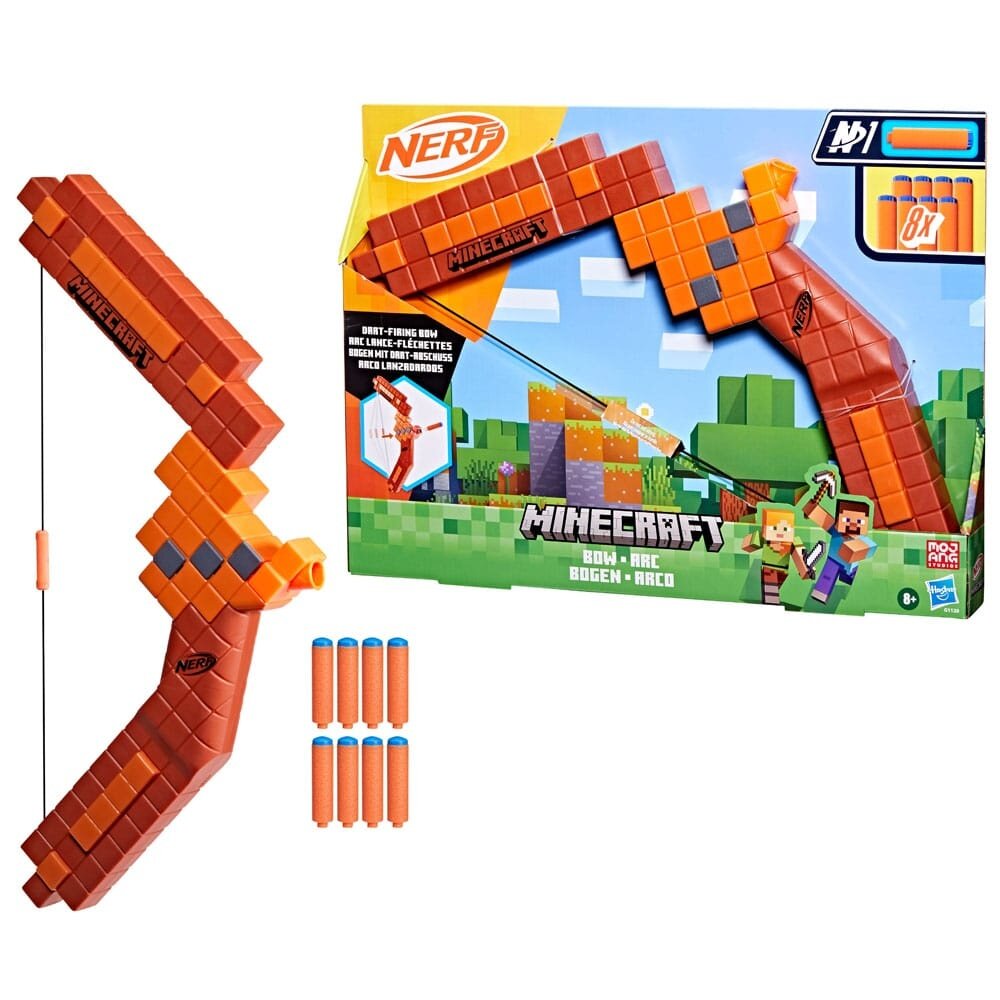 Hasbro Minecraft NERF Dart-Firing Bow Hasbro Minecraft NERF Dart-Firing Bow