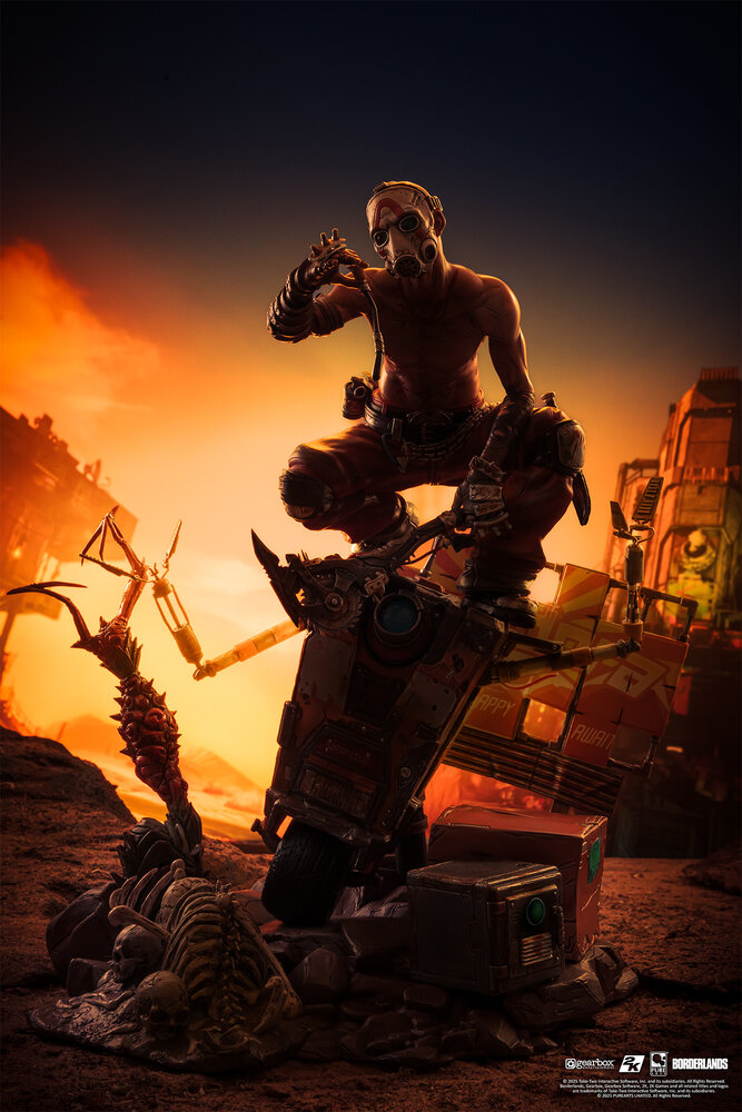 Pure Arts Borderlands 3 Statue 1/6 Pyscho & Claptrap 40 cm Pure Arts Borderlands 3 Statue 1/6 Pyscho & Claptrap 40 cm