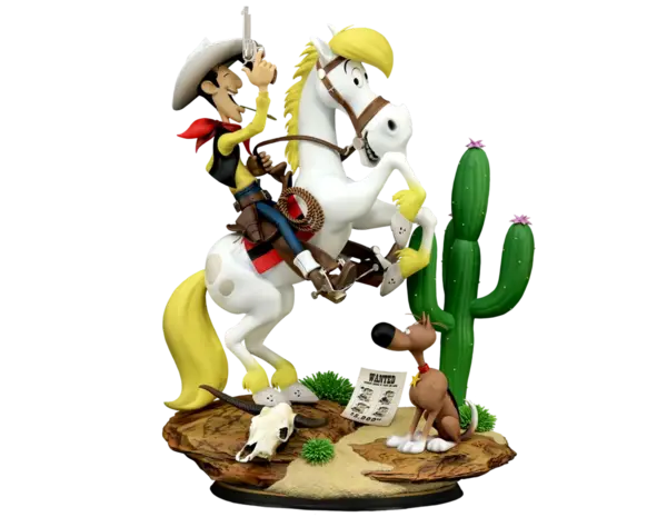 Cartoon Kingdom Lucky Luke & Jolly Jumper Statue 44 cm Cartoon Kingdom Lucky Luke & Jolly Jumper Statue 44 cm