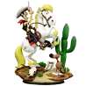 Cartoon Kingdom Lucky Luke en Jolly Jumper Beeld 44 cm Cartoon Kingdom Lucky Luke en Jolly Jumper Beeld 44 cm