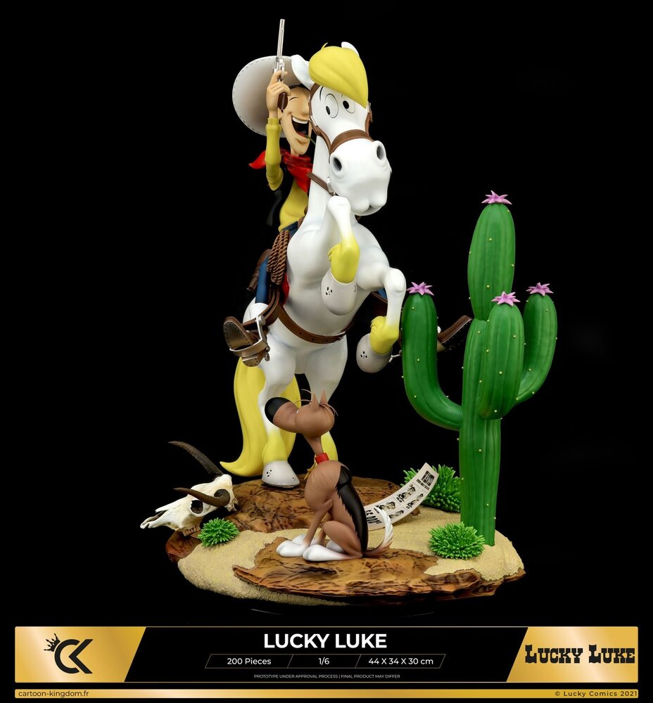 Cartoon Kingdom Lucky Luke & Jolly Jumper Statue 44 cm Cartoon Kingdom Lucky Luke & Jolly Jumper Statue 44 cm