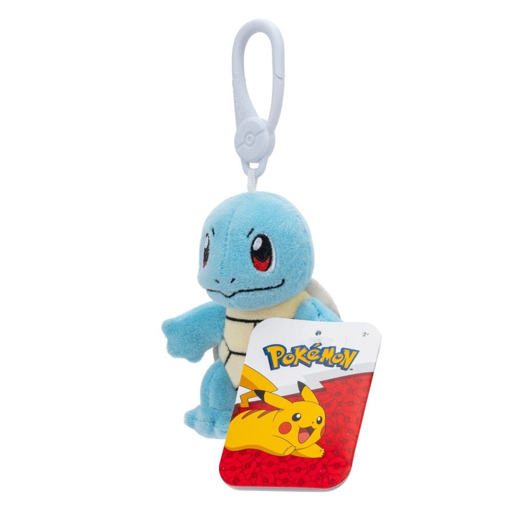 Jazwares Pokémon Squirtle Knuffel Sleutelhanger 10 cm Jazwares Pokémon Squirtle Knuffel Sleutelhanger 10 cm
