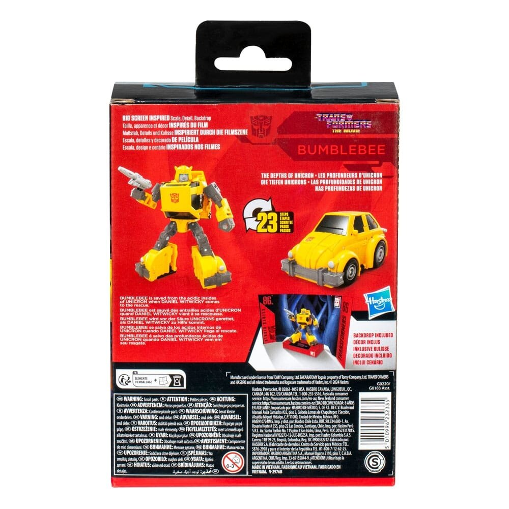 Hasbro The Transformers: The Movie Studio Series Deluxe Class Action Figure Bumblebee 11 cm Hasbro The Transformers: The Movie Studio Series Deluxe Class Action Figure Bumblebee 11 cm