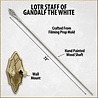United Cutlery Lord of the Rings Replica 1/1 Staff of Gandalf the White United Cutlery Lord of the Rings Replica 1/1 Staff of Gandalf the White