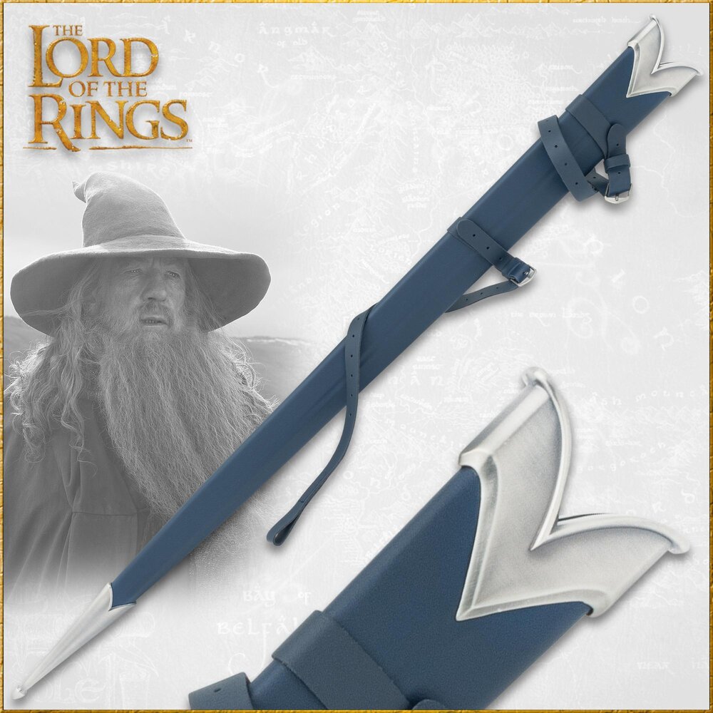United Cutlery Lord of the Rings Replica 1/1 Glamdring Blue Scabbard