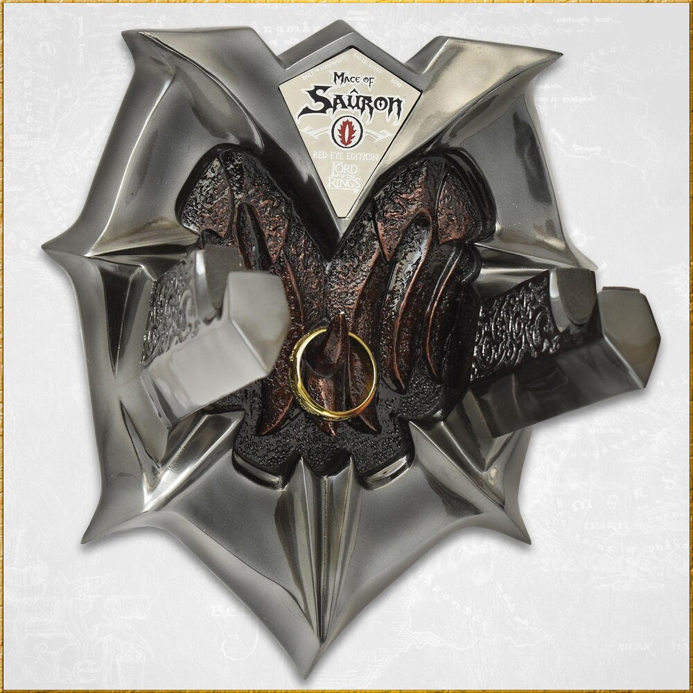 United Cutlery Lord of the Rings Replica 1/1 Mace of Sauron with One Ring United Cutlery Lord of the Rings Replica 1/1 Mace of Sauron with One Ring