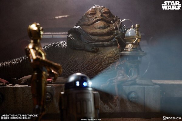 Sideshow Collectibles Star Wars Episode VI Action Figure 1/6 Jabba the Hutt & Throne Deluxe 34 cm Sideshow Collectibles Star Wars Episode VI Action Figure 1/6 Jabba the Hutt & Throne Deluxe 34 cm
