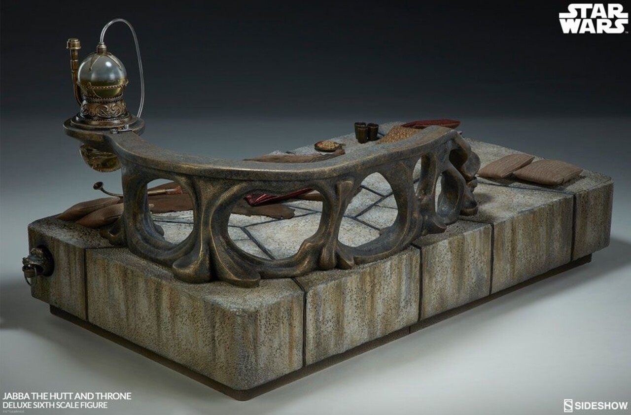 Sideshow Collectibles Star Wars Episode VI Action Figure 1/6 Jabba the Hutt & Throne Deluxe 34 cm Sideshow Collectibles Star Wars Episode VI Action Figure 1/6 Jabba the Hutt & Throne Deluxe 34 cm